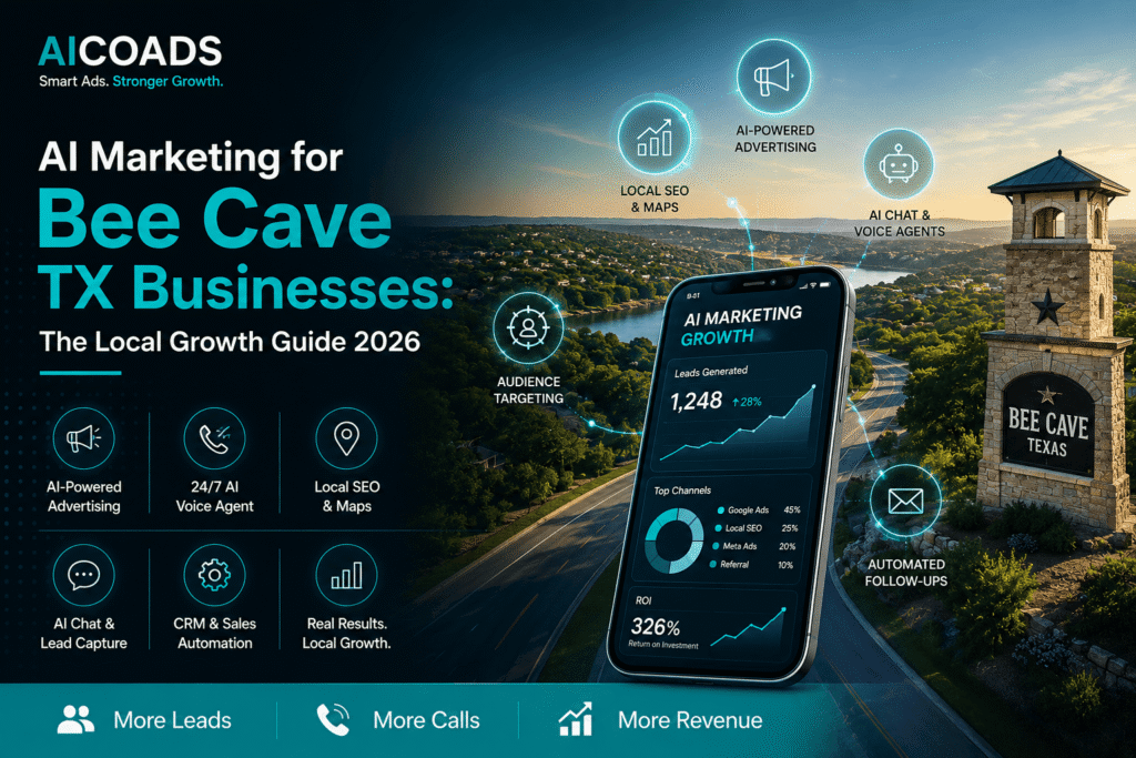 AI marketing for Bee Cave TX businesses with local SEO, AI advertising, voice agents, and automated lead generation in 2026