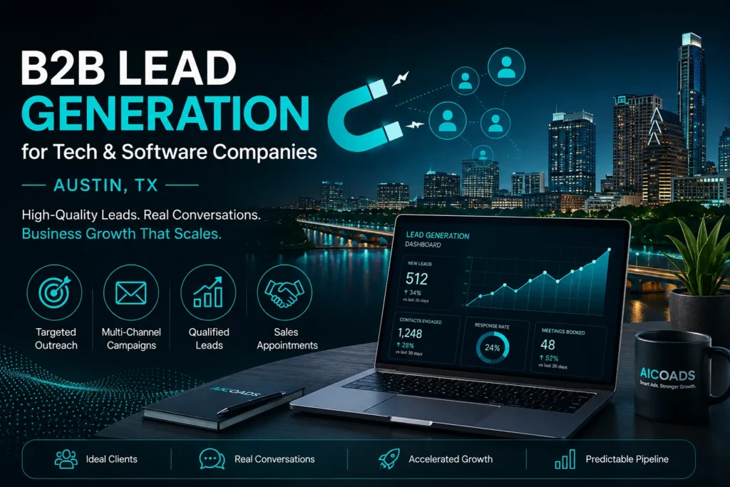 Featured image for B2B lead generation for tech and software companies in Austin TX