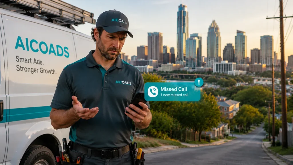 Austin HVAC contractor missing calls while on a job site Texas"
