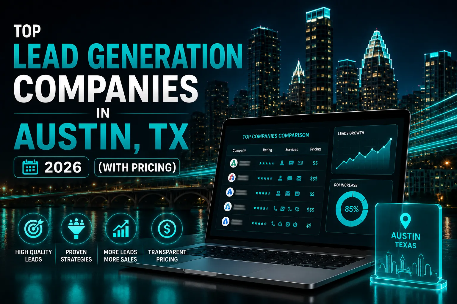 Featured image for top lead generation companies in Austin TX 2026 with pricing and lead growth strategies