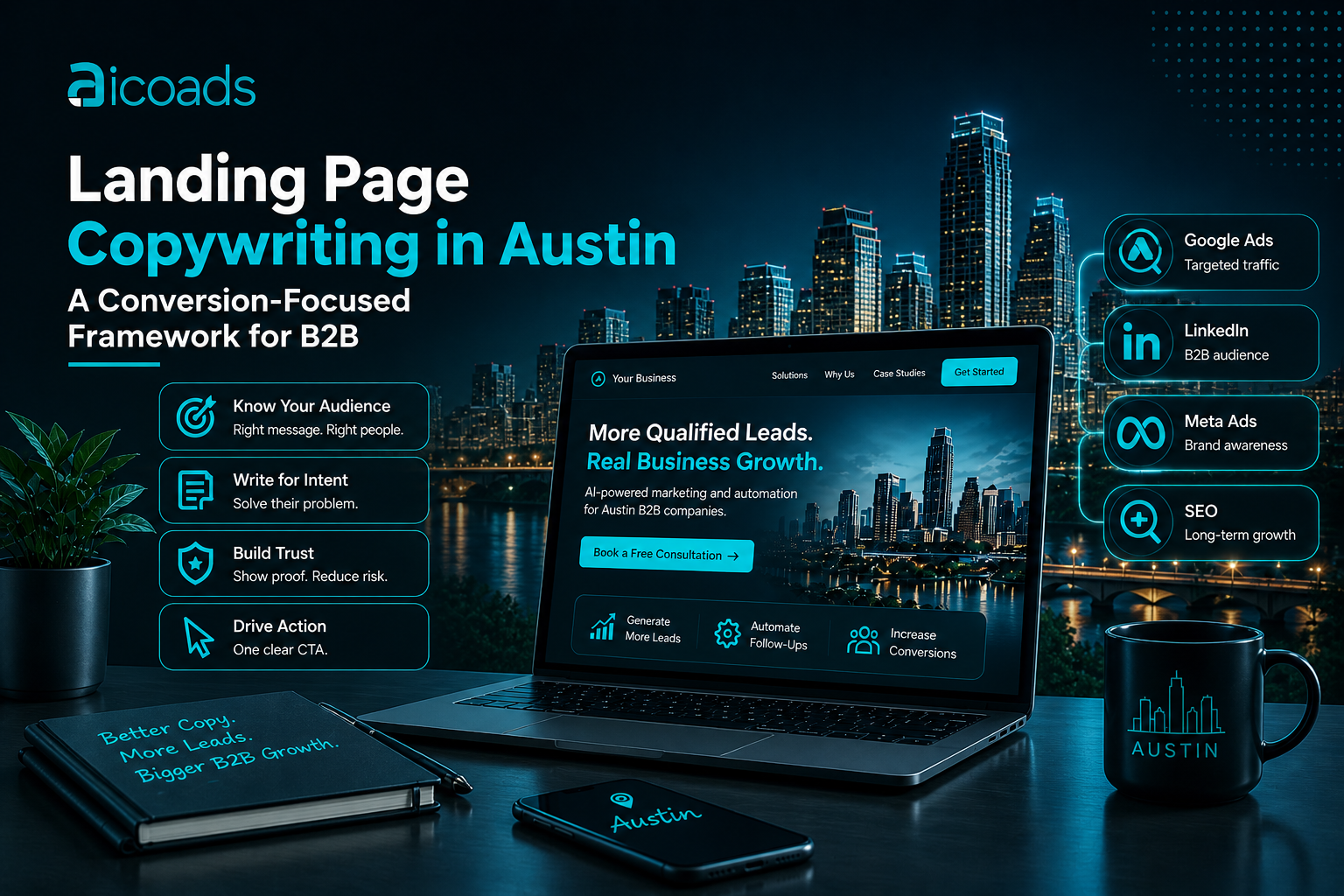 Landing Page Copywriting in Austin: A Conversion-Focused Framework for B2B