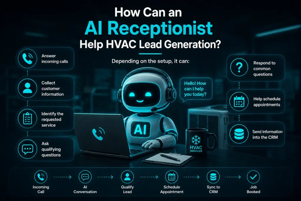 How Can an AI Receptionist Help HVAC Lead Generation?