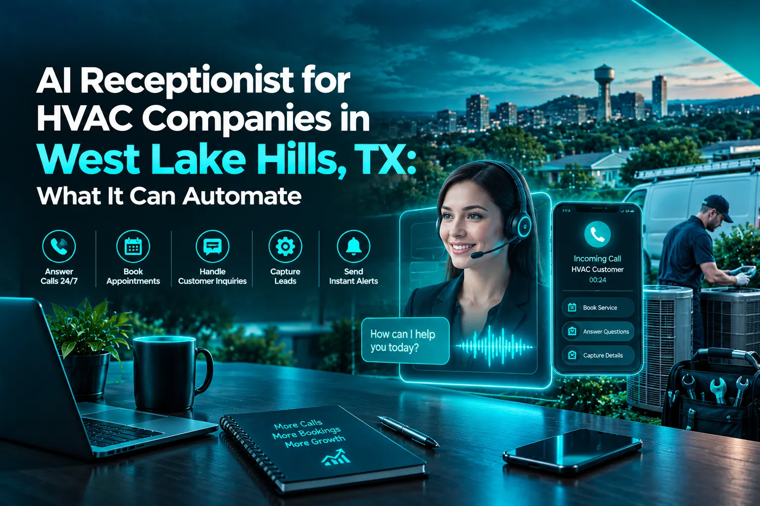 AI Receptionist for HVAC Companies in West Lake Hills, TX: What It Can Automate