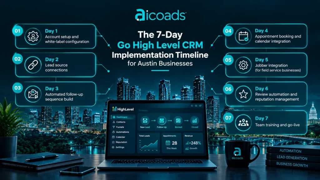 The 7-Day Go High Level CRM Implementation Timeline for Austin Businesses 