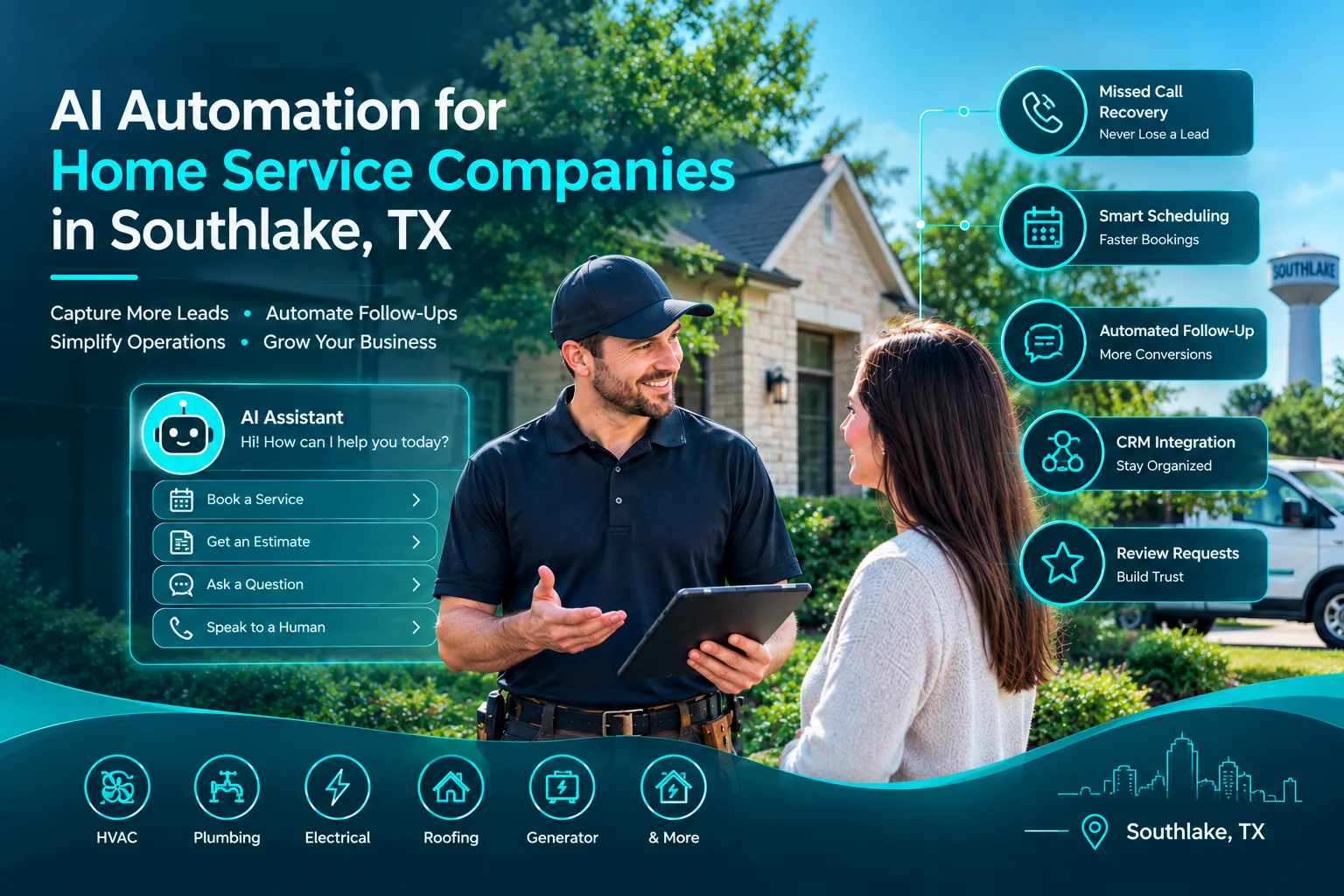 AI Automation for Home Service Companies in Southlake, TX