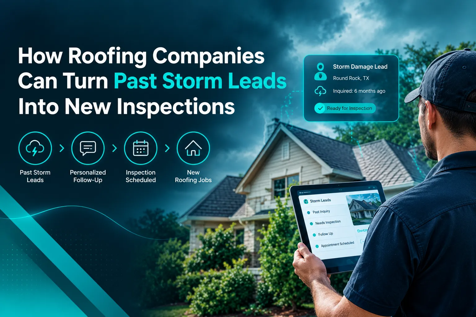 How Roofing Companies Can Turn Past Storm Leads Into New Inspections